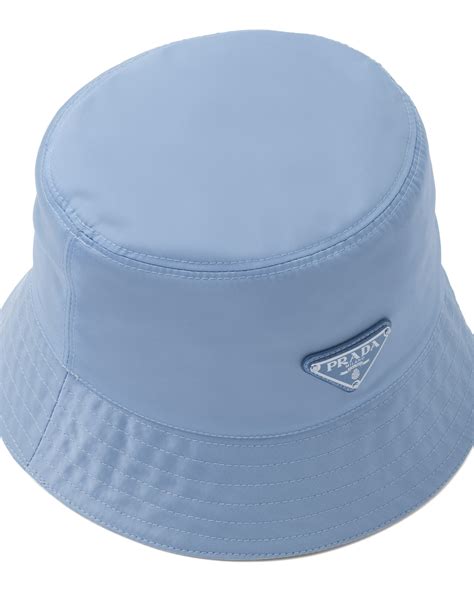 prada blue bucket hat|prada fluffy bucket hat.